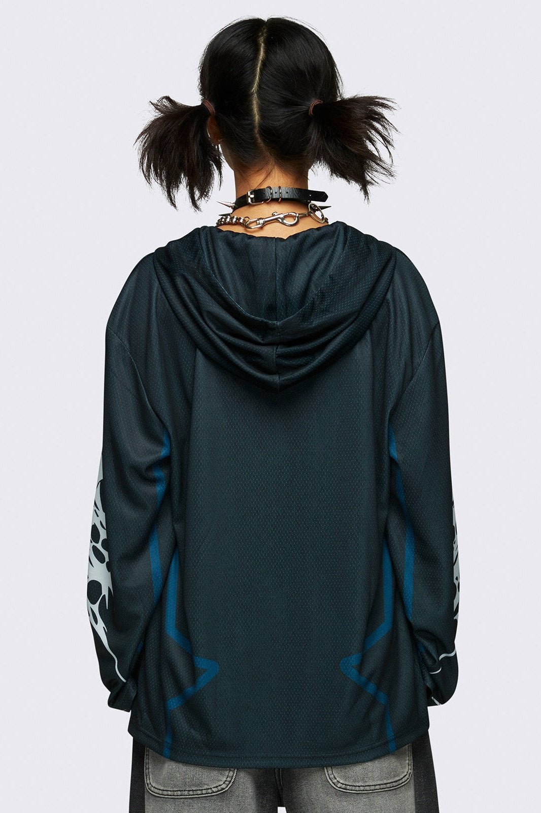 Minga London Neo Tribal Jersey Hoodie