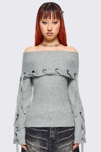 Minga London Lou Off-Shoulder Sweater