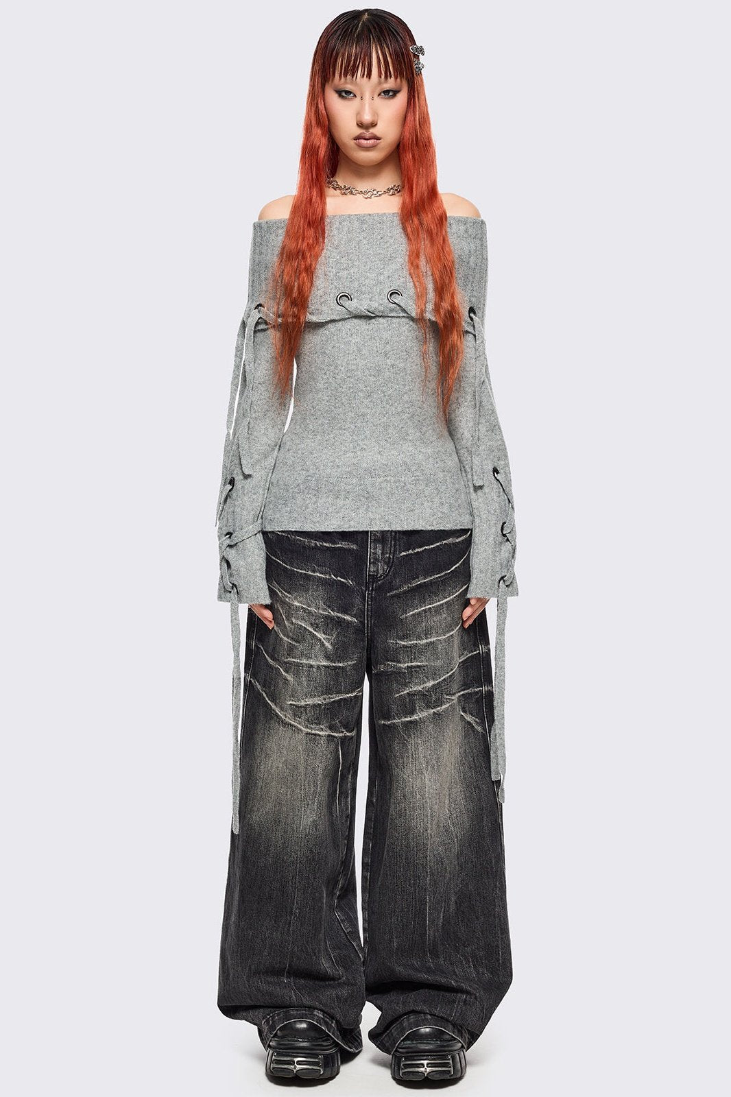 Minga London Lou Off-Shoulder Sweater