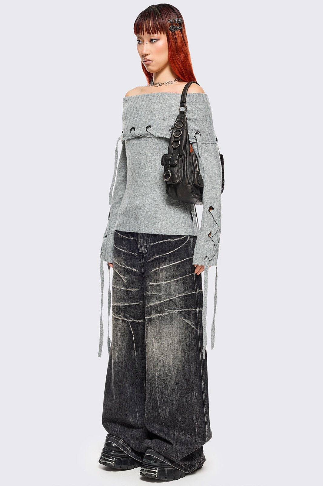 Minga London Lou Off-Shoulder Sweater