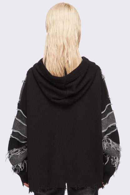 Minga London Union Jack Knitted Zip-Up Hoodie
