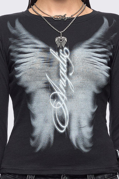 Minga London Angel Wings Top