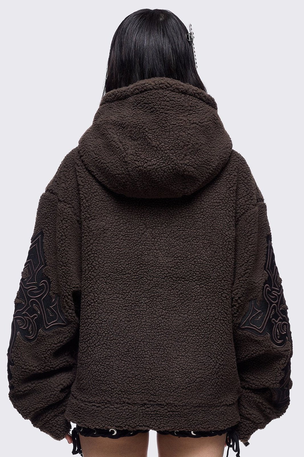 Minga London Sinner Brown Borg Jacket